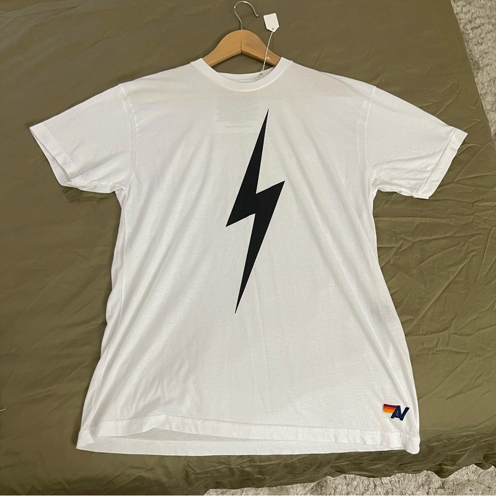 AVIATOR NATION Unisex Bolt Tee Soft Size Large